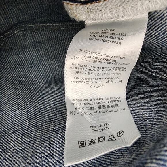 NEW Re/Done Iconic Heritage Silhouette Crystal Bay Fade Low Rider Loose Jean 32 - Picture 13 of 15